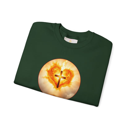 Women’s Sacred Heart Christian Sweatshirt