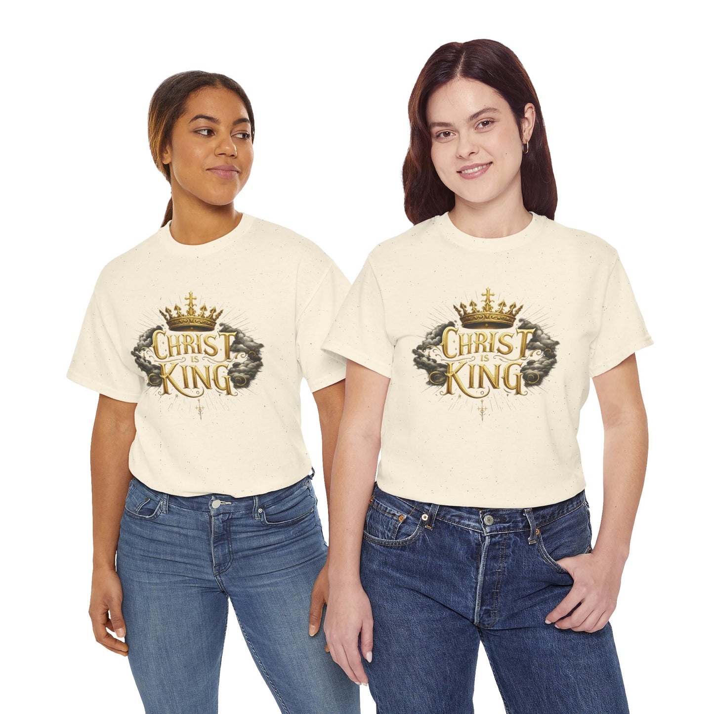 Christ is King Crowned - Women's Christian T-Shirt