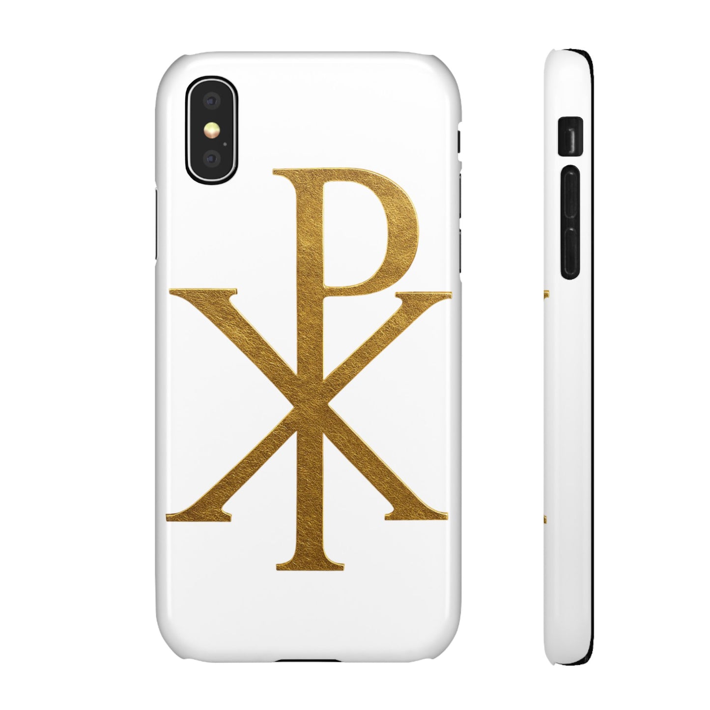 White Chi Rho Snap Case for iPhone – The Way, Truth & Life