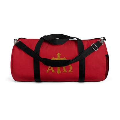 Eternal Victory Duffle Bag in Red – Alpha & Omega