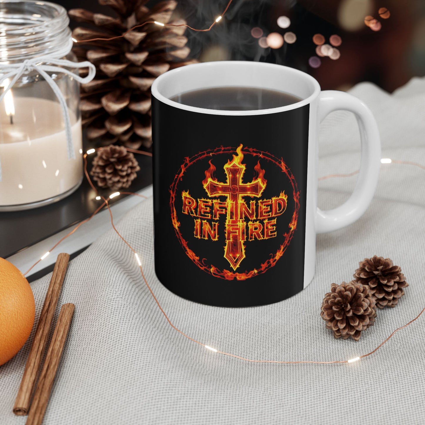 Refined in Fire Christian Mug – 11oz & 15oz