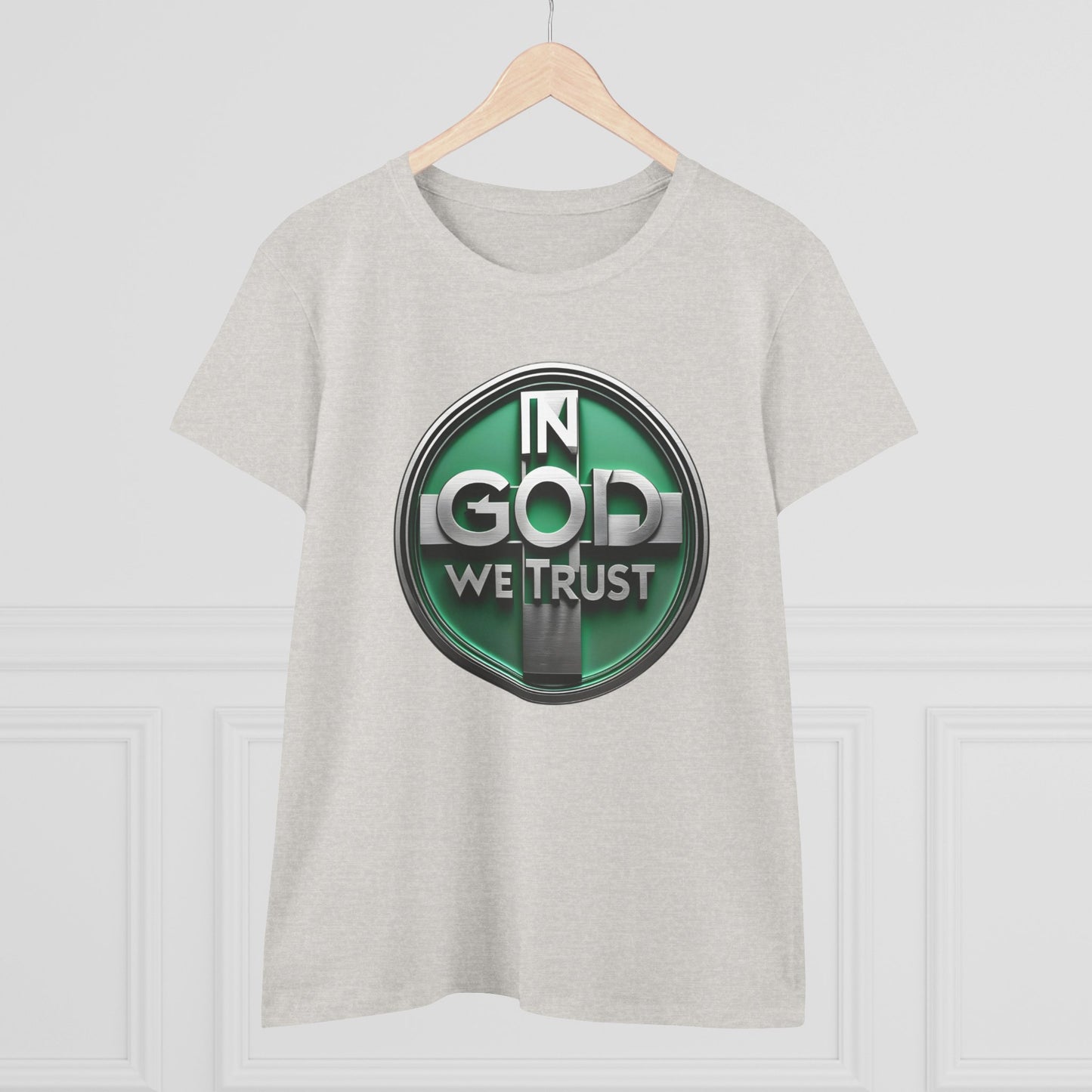 In God We Trust Women’s Tee | Modern Faith Statement Top