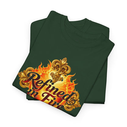 Refined in Fire — Men's Ornate Christian T-Shirt