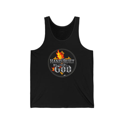 Hand Built by God| Men’s Christian Tank Top