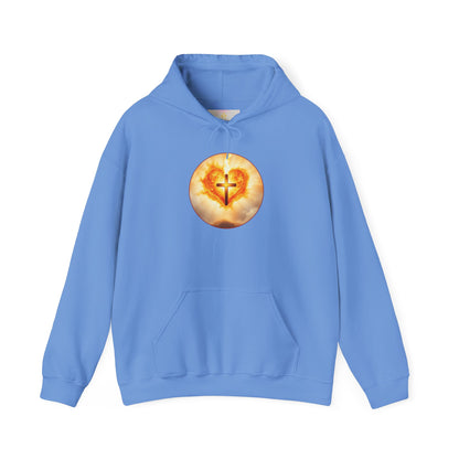 Women’s Sacred Heart Hoodie – Faith-Inspired Spiritual Pullover