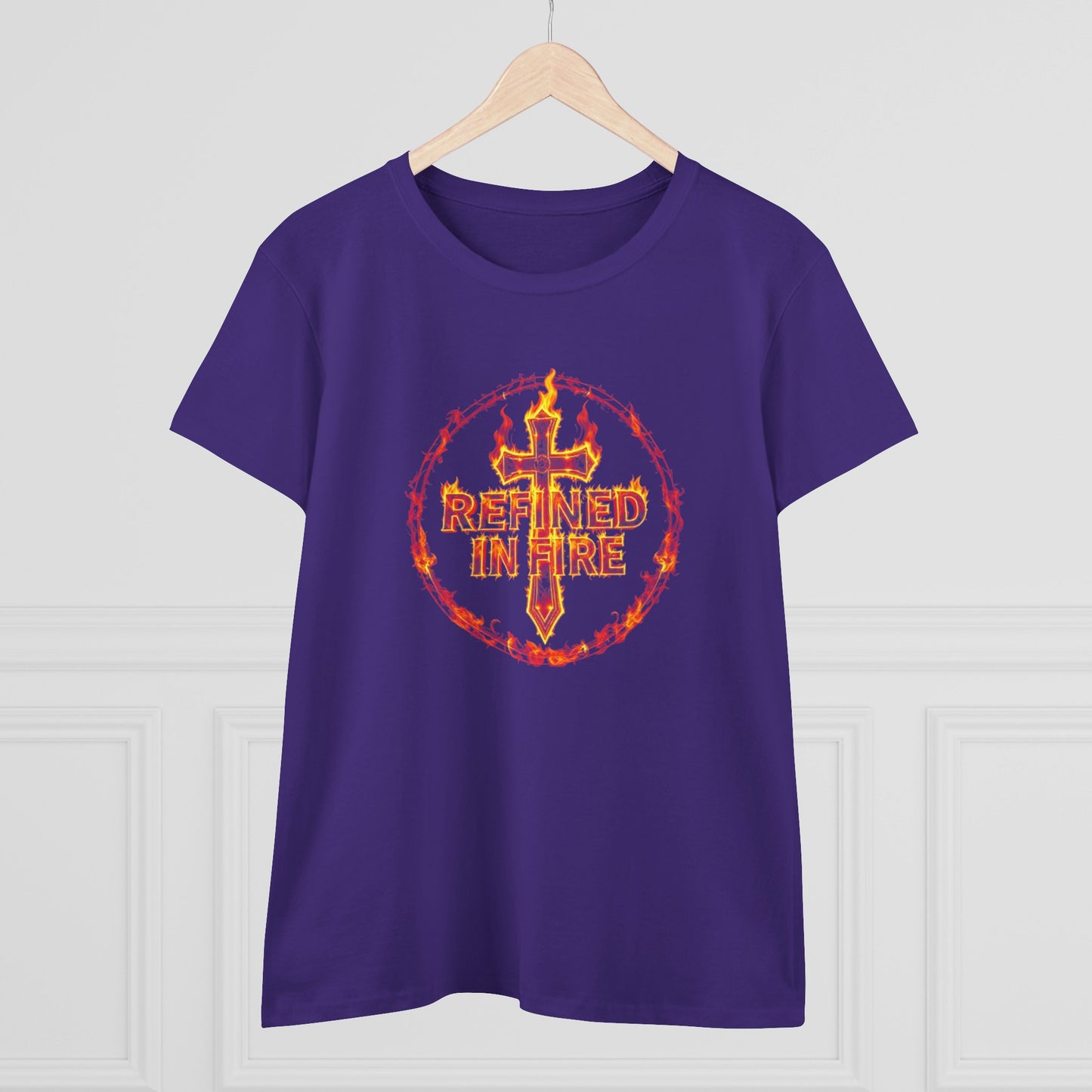 Refined in Fire – Women's Tee of Fierce Faith