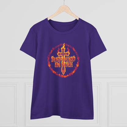 Refined in Fire – Women's Tee of Fierce Faith