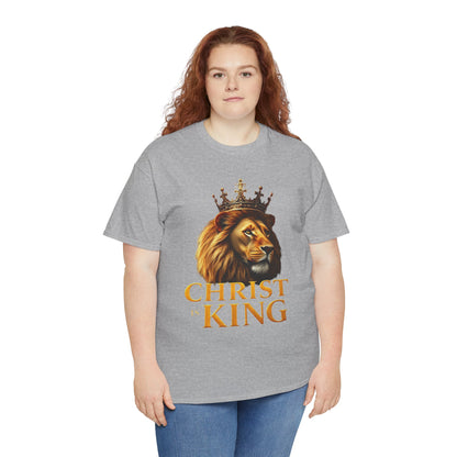Christ Is King – Lion & Cross Women’s Christian Tee