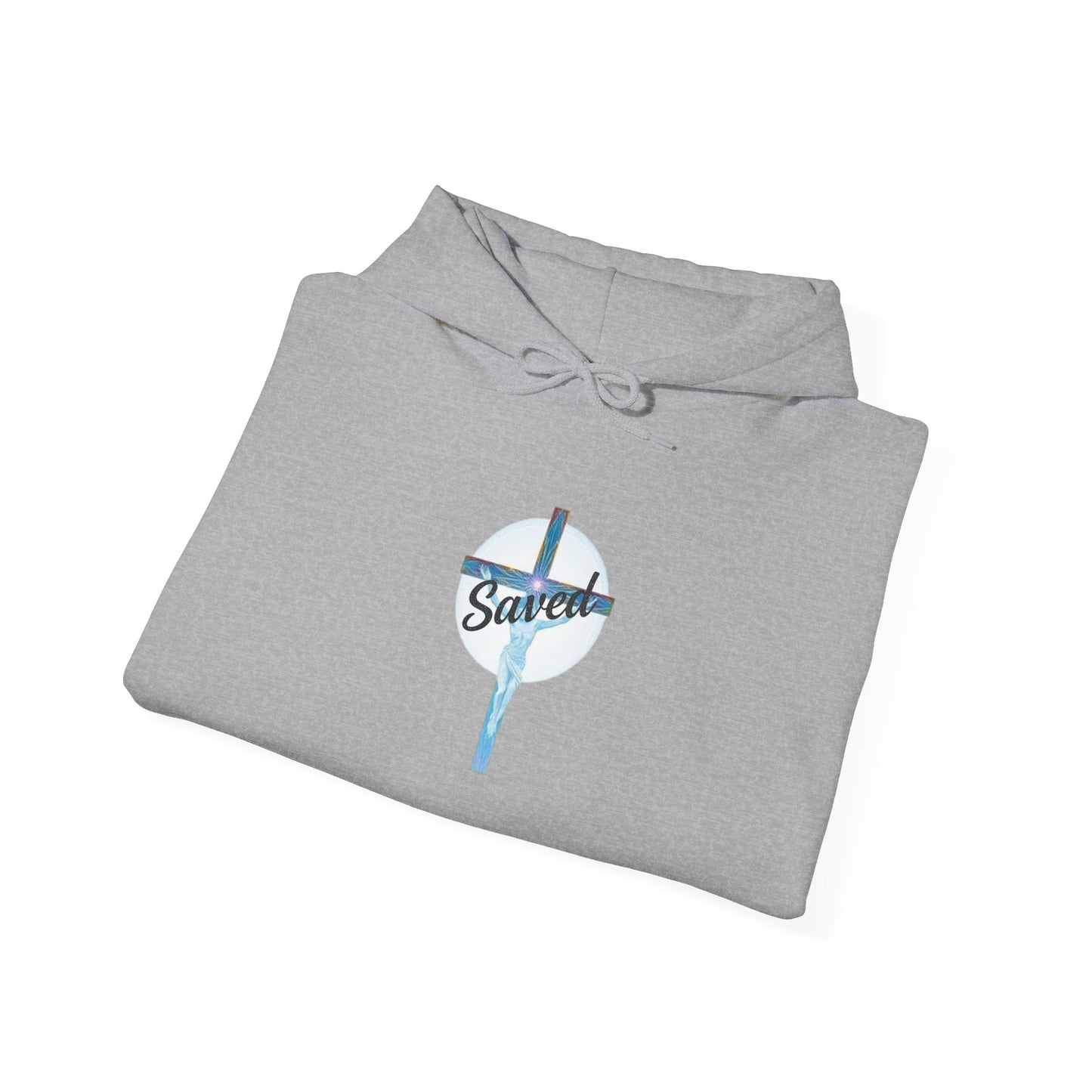 Saved in Christ – Men’s Christian Hoodie