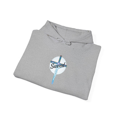 Saved in Christ – Men’s Christian Hoodie