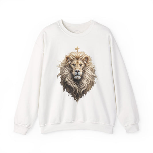 Christ is King (Lion of Judah) - Men's Christian Sweatshirt