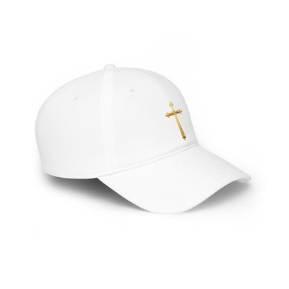 Gold Cross Baseball Cap – Faith-Inspired Adjustable Hat