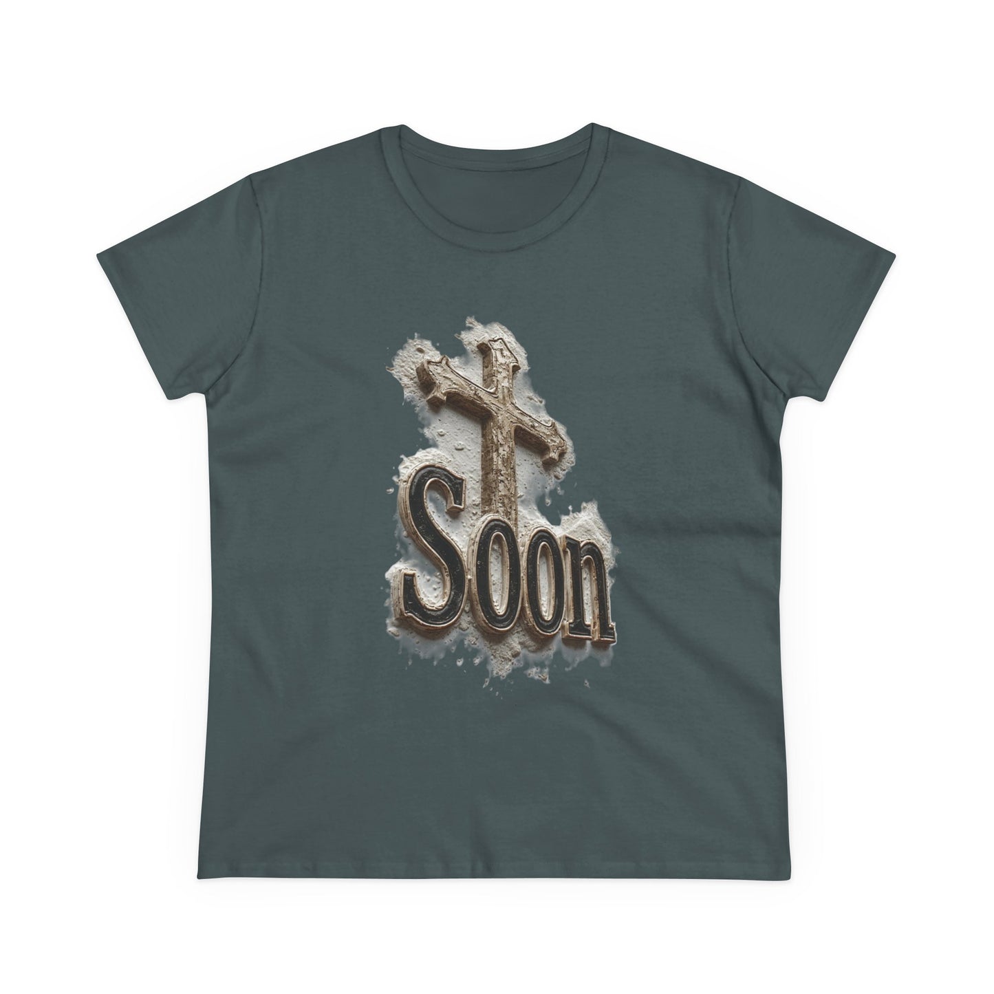 Christian Women’s T-Shirt – Soon Cross Tee