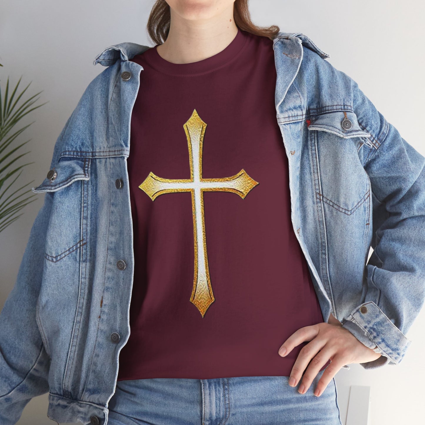 Gold Cross Tee – Women's Christian Apparel