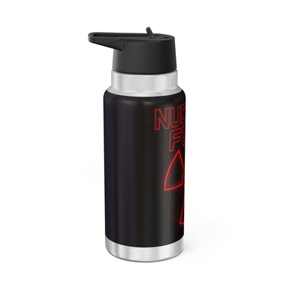 Faith Fueled – Nuclear Energy Stainless Steel Bottle (Red)