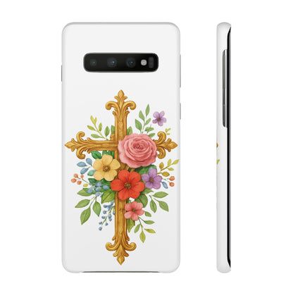 Floral Cross Snap Case for Samsung – Faith in Bloom