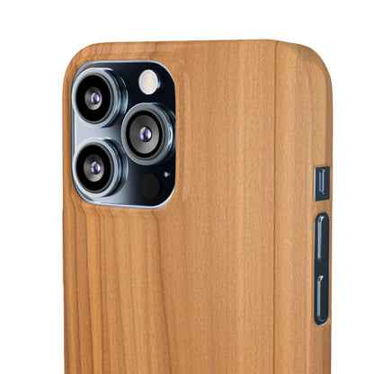 Natural Wood Grain iPhone Snap Case