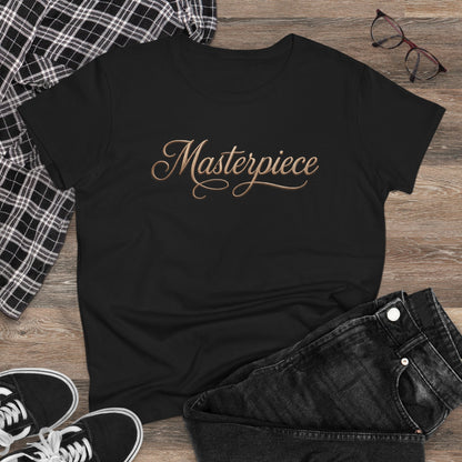 Masterpiece Signature Women’s T-Shirt (Dark Colours) – Inspirational Christian Faith Apparel