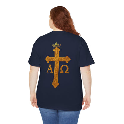 Christ Is King – Lion & Cross Women’s Christian Tee