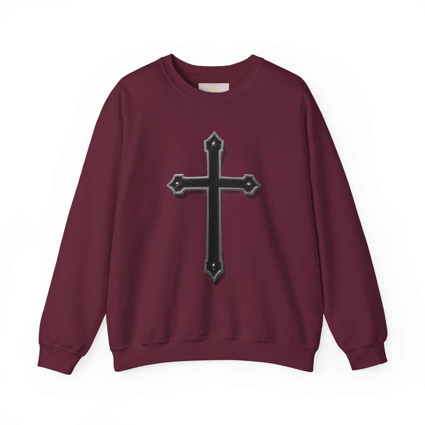 Warrior’s Black Cross Women’s Christian Sweatshirt | Ephesians 6:11