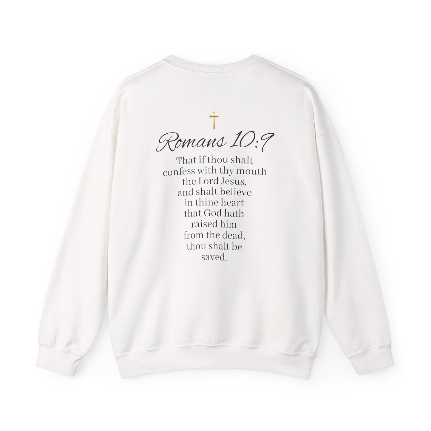 Believe Women’s Christian Sweatshirt – Golden Cross