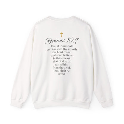 Believe Women’s Christian Sweatshirt – Golden Cross