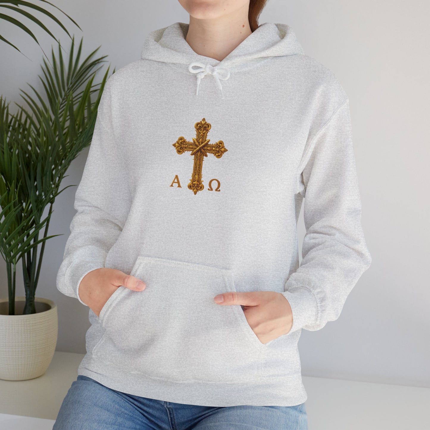 “Soon” Cross Women’s Hoodie – Back Print Christian Declaration