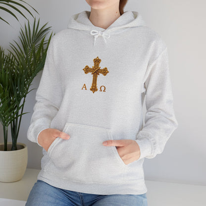 “Soon” Cross Women’s Hoodie – Back Print Christian Declaration