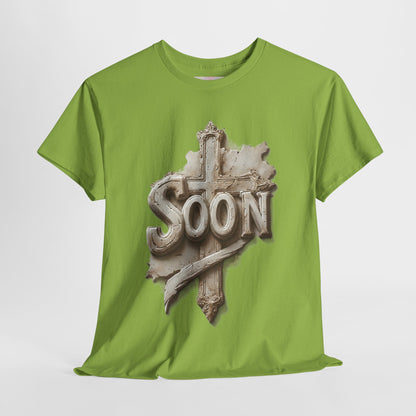 “Soon” Cross Christian T-Shirt – Bold Witness of Faith