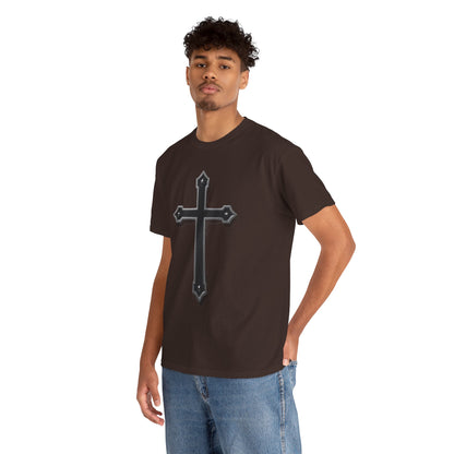 Black Cross Men’s Christian T-Shirt