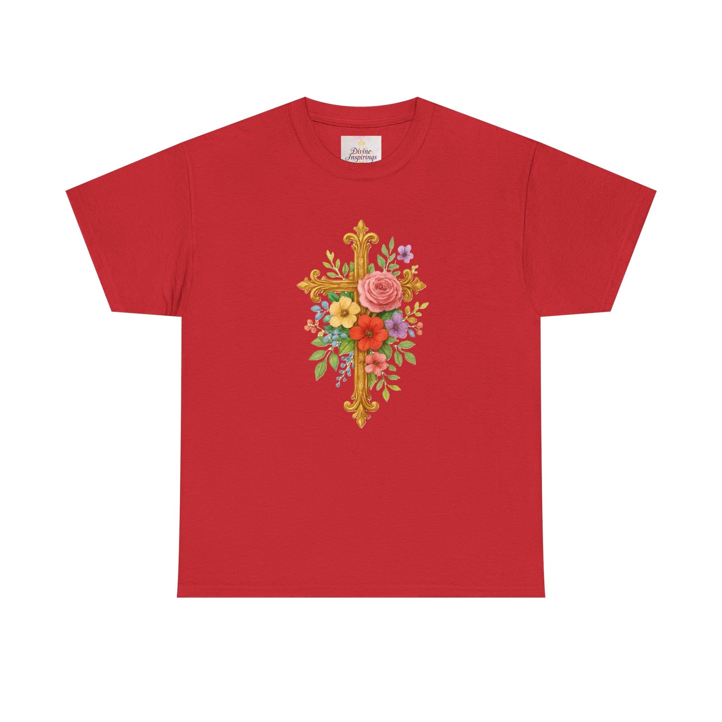 Floral Cross Tee - Women's Christian Apparel
