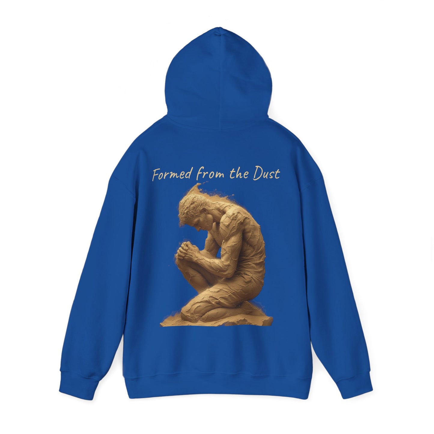 Formed from the Dust (Light Lettering) | Men’s Christian Hoodie with Genesis 2:7