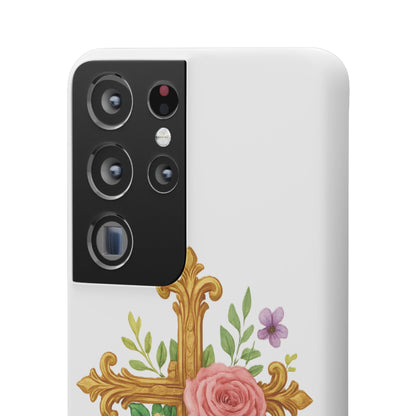 Floral Cross Snap Case for Samsung – Faith in Bloom