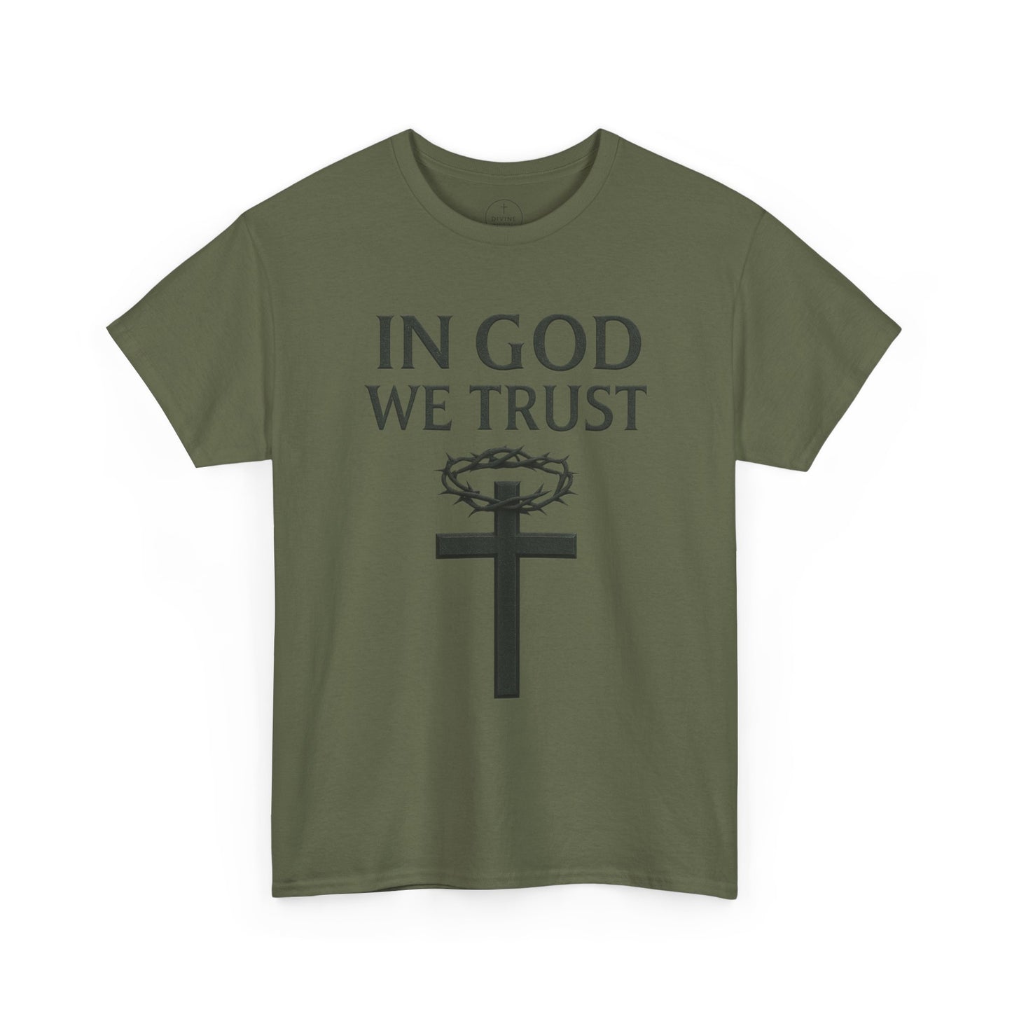 In God We Trust (Crown of Thorns) – Men’s Christian Tee
