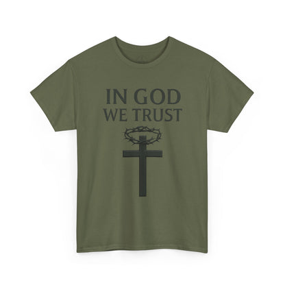 In God We Trust (Crown of Thorns) – Men’s Christian Tee