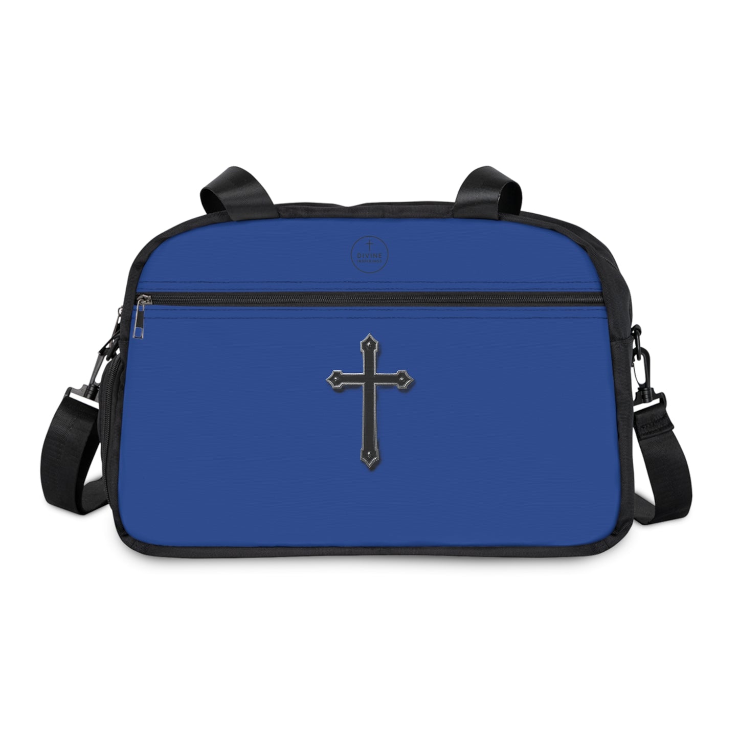 Divine Strength Fitness Bag in Blue – Faith in Motion