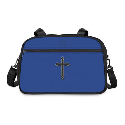 Divine Strength Fitness Bag in Blue – Faith in Motion