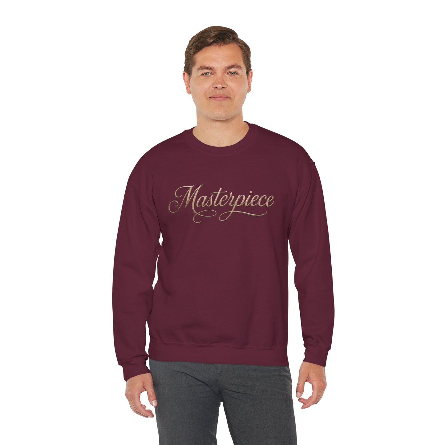 Masterpiece Signature Men’s Sweatshirt – Inspirational Christian Faith Apparel