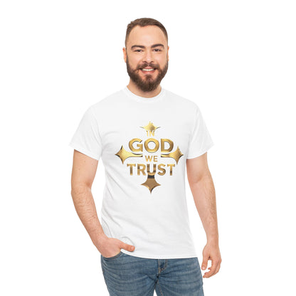 In God We Trust (Gold)- Men's Christian T-Shirt