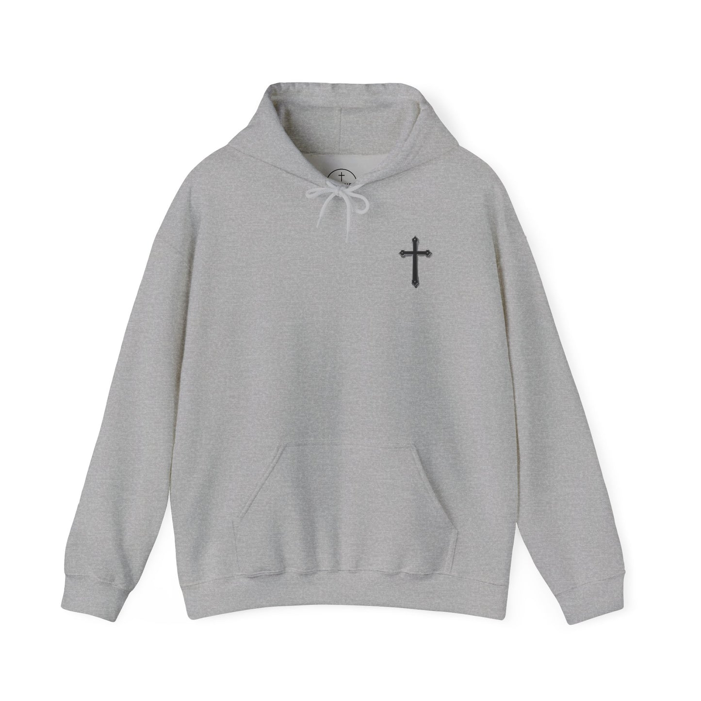Warrior’s Black Cross Men’s Christian Hoodie