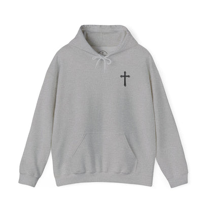 Warrior’s Black Cross Men’s Christian Hoodie