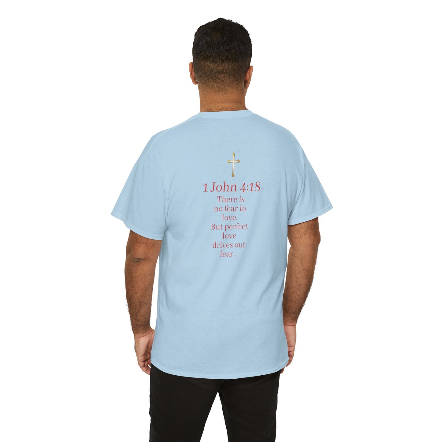 Fearless Love Men’s T-Shirt – Bold Faith in Action