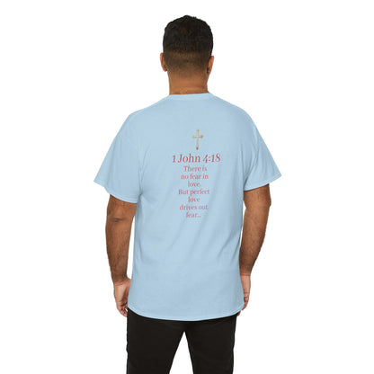 Fearless Love Men’s T-Shirt – Bold Faith in Action