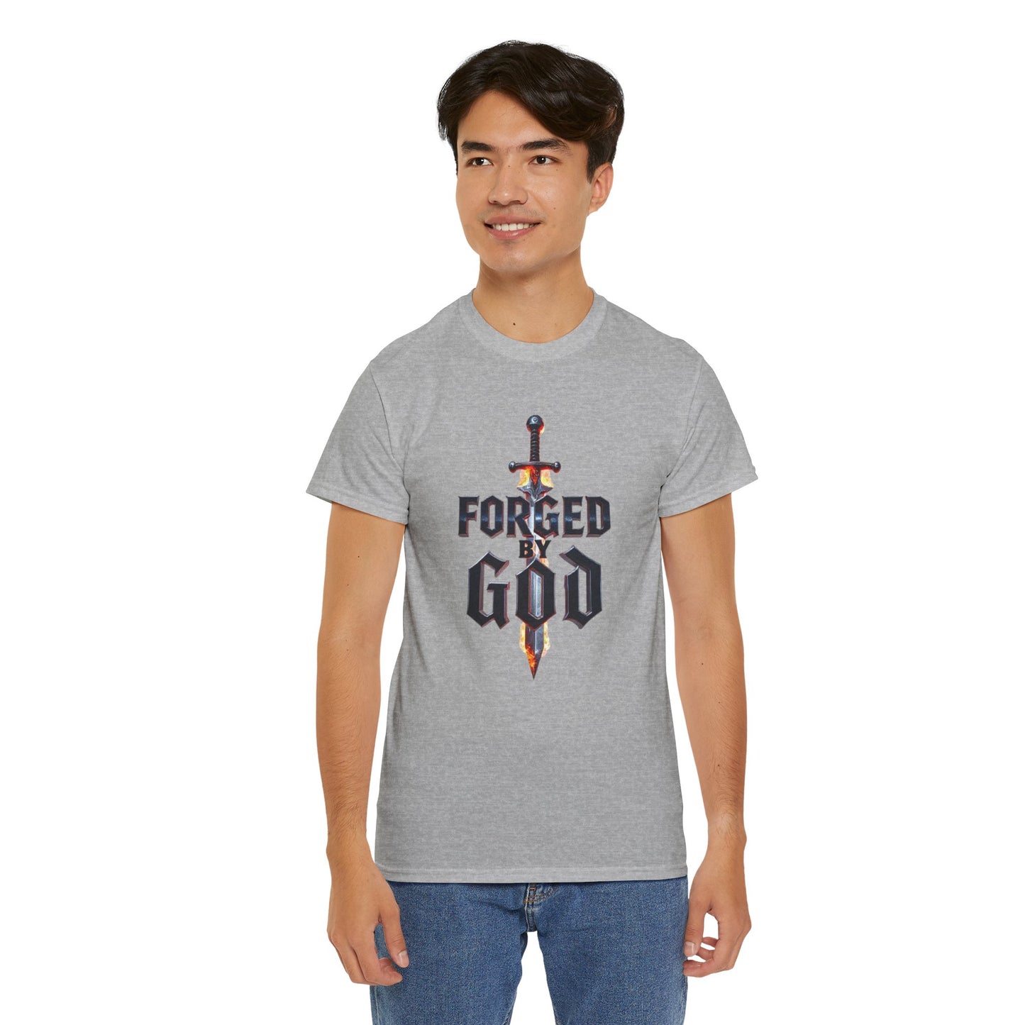 Forged by God Men’s Christian T-Shirt