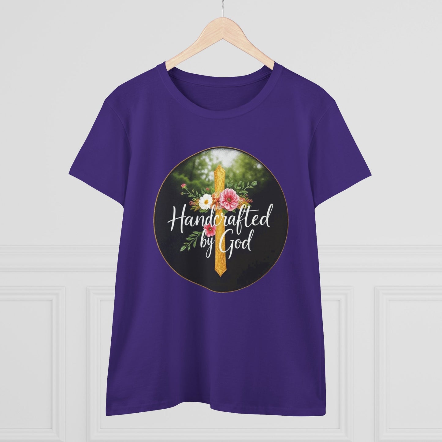 Handcrafted by God – Women’s Faith-Inspired Tee