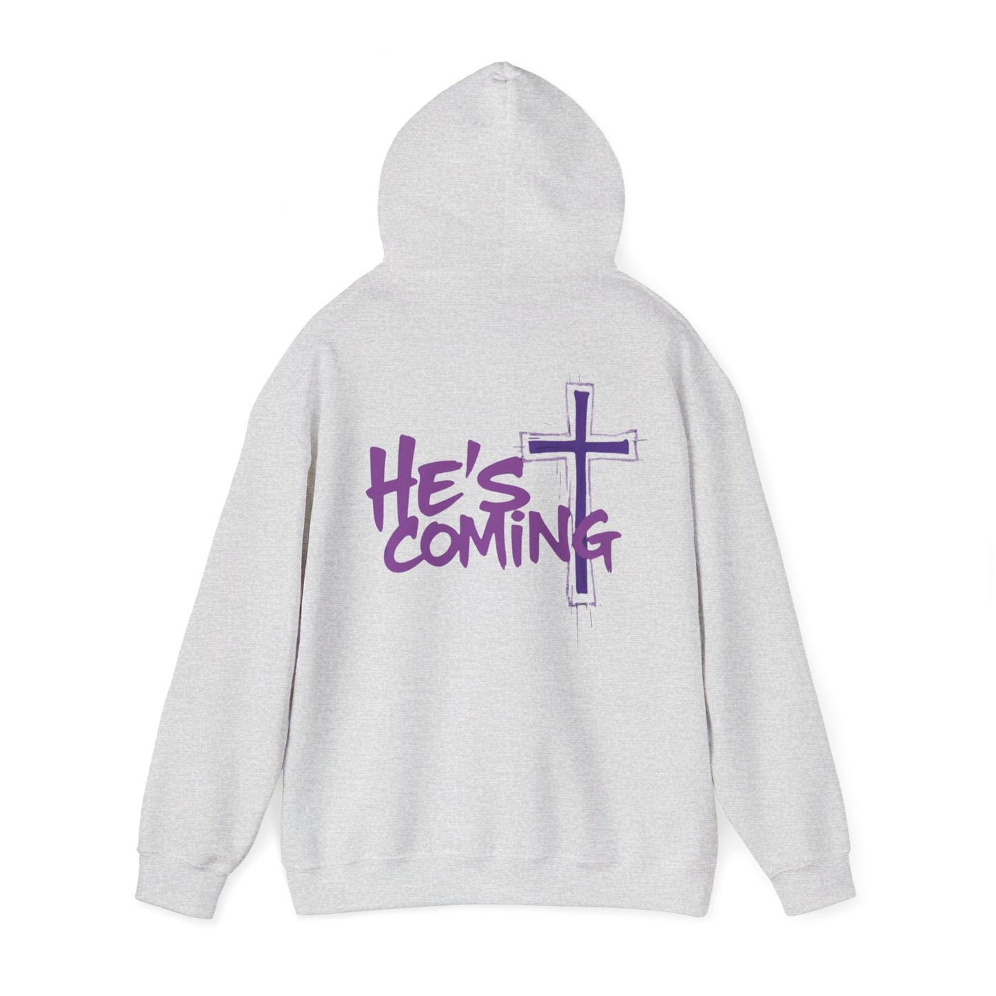Prophetic “He’s Coming” Men’s Hoodie – Bold Christian Streetwear