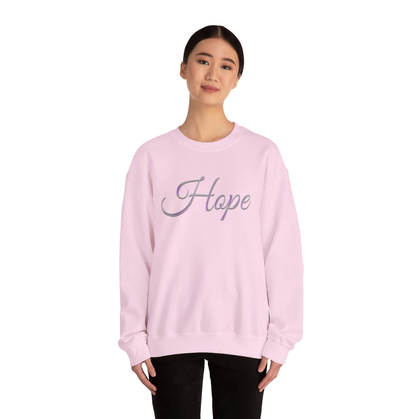 Women’s “Hope” Sweatshirt – Inspirational Scripture Hoodie | Romans 15:13