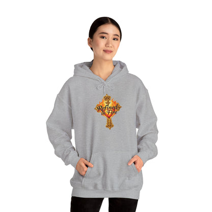 Refined by Fire - Women's Ornate Christian Hoodie