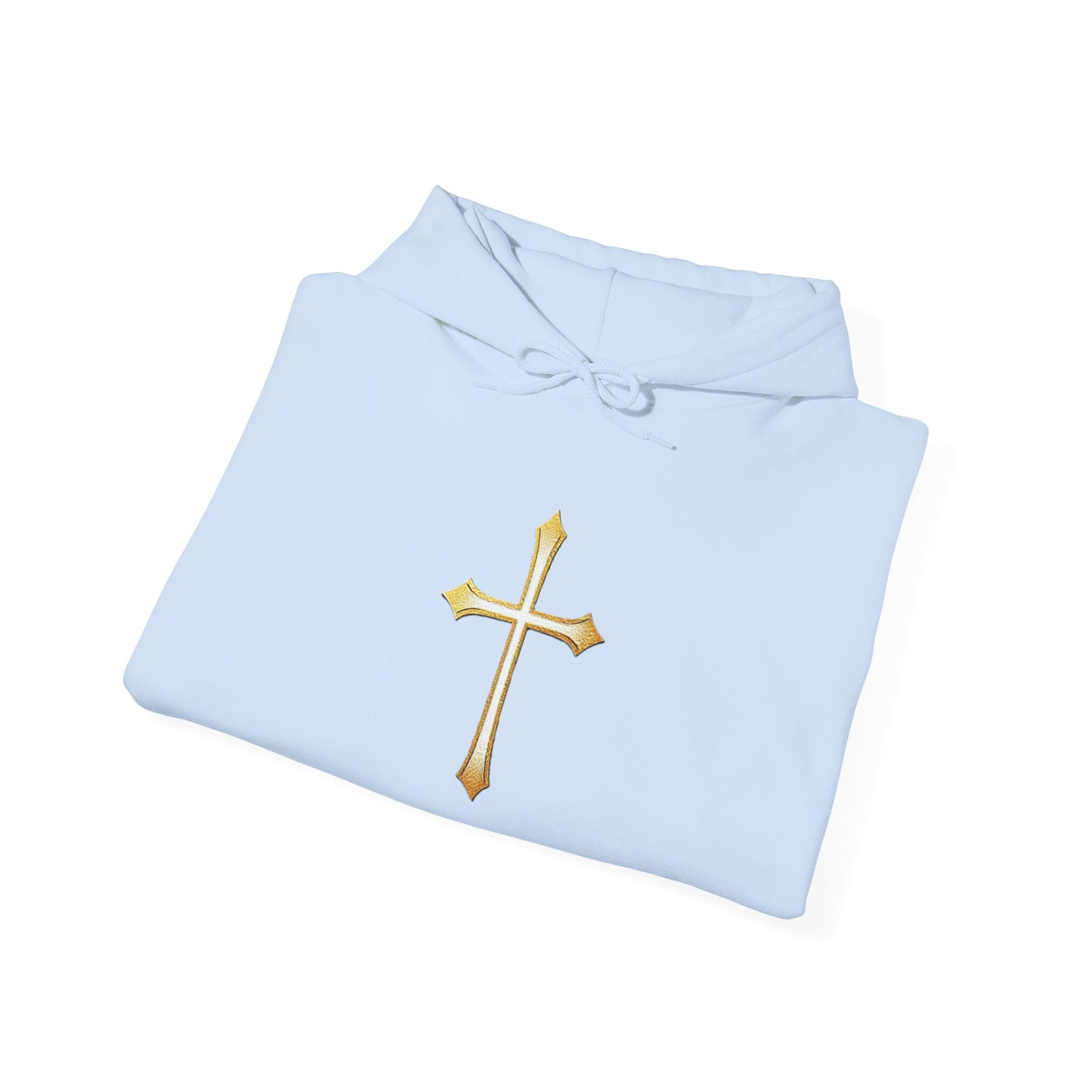 Gold Cross Men's Christian Hoodie