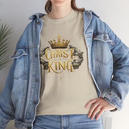 Christ is King Crowned - Women's Christian T-Shirt